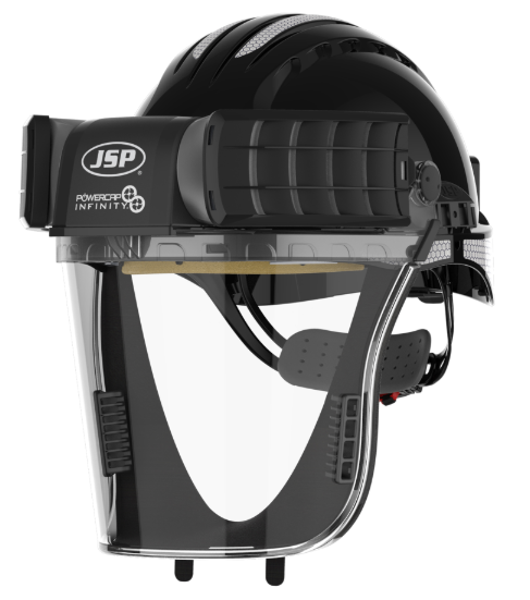 JSP PowerCap Infinity PAPR, equipo motorizado de protección respiratoria